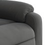Liftable massage recliner dark gray microfiber fabric by , Armchairs - Ref: Foro24-3204938, Price: 289,01 €, Discount: %
