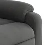 Sillón reclinable masaje elevable tela microfibra gris oscuro de , Sillones - Ref: Foro24-3204938, Precio: 357,83 €, Descuent...