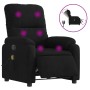 Electric Massage Recliner Black Microfiber Fabric by , Armchairs - Ref: Foro24-3204925, Price: 265,66 €, Discount: %