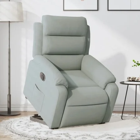 Light Gray Velvet Electric Liftable Recliner Chair by , Armchairs - Ref: Foro24-3205114, Price: 329,10 €, Discount: %