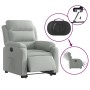 Hellgrauer, elektrisch verstellbarer Samtsessel von , Sessel - Ref: Foro24-3205114, Preis: 315,24 €, Rabatt: %