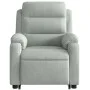 Light Gray Velvet Electric Liftable Recliner Chair by , Armchairs - Ref: Foro24-3205114, Price: 329,10 €, Discount: %