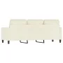 Sofá de 3 plazas terciopelo color crema 180 cm de , Sofás - Ref: Foro24-359217, Precio: 326,46 €, Descuento: %