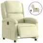 Cremeweißer elektrischer Ruhesessel aus echtem Leder von , Sessel - Ref: Foro24-3204256, Preis: 351,77 €, Rabatt: %