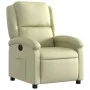 Cremeweißer elektrischer Ruhesessel aus echtem Leder von , Sessel - Ref: Foro24-3204256, Preis: 351,77 €, Rabatt: %
