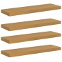 Estante de pared 4 pcs Beige 90 x 23,5 x 4 cm en Estantes y estanterías | Comprar online en Foro24