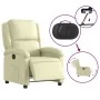 Cremeweißer elektrischer Ruhesessel aus echtem Leder von , Sessel - Ref: Foro24-3204256, Preis: 351,77 €, Rabatt: %
