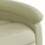 Cream White Genuine Leather Electric Recliner by , Armchairs - Ref: Foro24-3204256, Price: 356,65 €, Discount: %