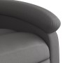 Grauer elektrischer Massagesessel aus echtem Leder von , Sessel - Ref: Foro24-3204261, Preis: 377,73 €, Rabatt: %