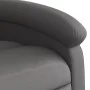 Sillón reclinable de masaje eléctrico cuero auténtico gris de , Sillones - Ref: Foro24-3204261, Precio: 369,20 €, Descuento: %
