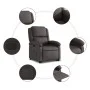 Dark Brown Genuine Leather Liftable Recliner Chair by , Armchairs - Ref: Foro24-3204263, Price: 411,05 €, Discount: %
