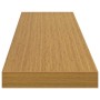 Estante de pared 2 pcs Beige 120 x 23,5 x 4 cm en Estantes y estanterías | Comprar online en Foro24