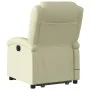 Cremefarbener, anhebbarer Massagesessel aus echtem Leder von , Sessel - Ref: Foro24-3204268, Preis: 407,44 €, Rabatt: %