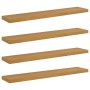 Estante de pared 4 pcs Beige 120 x 23,5 x 4 cm en Estantes y estanterías | Comprar online en Foro24