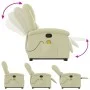 Cremefarbener, anhebbarer Massagesessel aus echtem Leder von , Sessel - Ref: Foro24-3204268, Preis: 407,44 €, Rabatt: %
