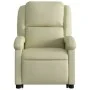 Cremefarbener, anhebbarer Massagesessel aus echtem Leder von , Sessel - Ref: Foro24-3204268, Preis: 407,44 €, Rabatt: %