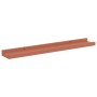 Estante de pared 2 pcs Rojo 60 x 9 x 3 cm Madera de ingeniería en Estantes y estanterías | Comprar online en Foro24