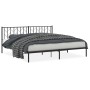 Bettgestell mit schwarzem Metallkopfteil 200x200 cm von , Betten und Lattenroste - Ref: Foro24-374444, Preis: 117,09 €, Rabat...
