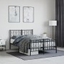 Estructura de cama con cabecero y pie metal negro 120x190 cm de , Camas y somieres - Ref: Foro24-374452, Precio: 94,94 €, Des...