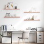 Estante de pared 4 pcs Rojo 100 x 9 x 3 cm Madera de ingeniería en Estantes y estanterías | Comprar online en Foro24