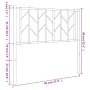Cabecero de metal negro 90 cm de , Cabeceros y pies de cama - Ref: Foro24-374465, Precio: 22,68 €, Descuento: %