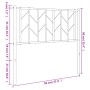 Kopfteil aus schwarzem Metall, 90 cm von , Kopf- und Fußteile - Ref: Foro24-374465, Preis: 23,01 €, Rabatt: %
