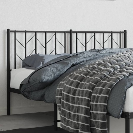Kopfteil aus schwarzem Metall, 150 cm von , Kopf- und Fußteile - Ref: Foro24-374471, Preis: 32,96 €, Rabatt: %