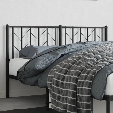 Kopfteil aus schwarzem Metall, 150 cm von , Kopf- und Fußteile - Ref: Foro24-374471, Preis: 32,46 €, Rabatt: %