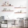 Estante de pared 4 pcs Rojo 115 x 9 x 3 cm Madera de ingeniería en Estantes y estanterías | Comprar online en Foro24