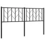 Kopfteil aus schwarzem Metall, 150 cm von , Kopf- und Fußteile - Ref: Foro24-374471, Preis: 32,46 €, Rabatt: %