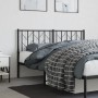 Kopfteil aus schwarzem Metall, 150 cm von , Kopf- und Fußteile - Ref: Foro24-374471, Preis: 32,96 €, Rabatt: %