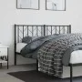 Kopfteil aus schwarzem Metall, 150 cm von , Kopf- und Fußteile - Ref: Foro24-374471, Preis: 32,46 €, Rabatt: %