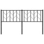 Kopfteil aus schwarzem Metall, 150 cm von , Kopf- und Fußteile - Ref: Foro24-374471, Preis: 32,96 €, Rabatt: %