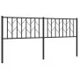 Cabecero de metal negro 180 cm de , Cabeceros y pies de cama - Ref: Foro24-374473, Precio: 36,68 €, Descuento: %