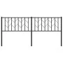 Cabecero de metal negro 180 cm de , Cabeceros y pies de cama - Ref: Foro24-374473, Precio: 36,68 €, Descuento: %