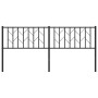Kopfteil aus schwarzem Metall, 180 cm von , Kopf- und Fußteile - Ref: Foro24-374473, Preis: 37,24 €, Rabatt: %