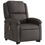 Dark brown genuine leather liftable electric massage chair by , Armchairs - Ref: Foro24-3204275, Price: 456,16 €, Discount: %