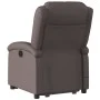 Sillón masaje eléctrico elevable cuero auténtico marrón oscuro de , Sillones - Ref: Foro24-3204275, Precio: 480,68 €, Descuen...