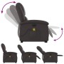 Dark brown genuine leather liftable electric massage chair by , Armchairs - Ref: Foro24-3204275, Price: 456,16 €, Discount: %
