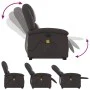Sillón masaje eléctrico elevable cuero auténtico marrón oscuro de , Sillones - Ref: Foro24-3204275, Precio: 480,68 €, Descuen...