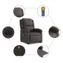 Sillón masaje eléctrico elevable cuero auténtico marrón oscuro de , Sillones - Ref: Foro24-3204275, Precio: 480,68 €, Descuen...