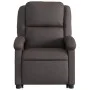 Sillón masaje eléctrico elevable cuero auténtico marrón oscuro de , Sillones - Ref: Foro24-3204275, Precio: 480,68 €, Descuen...