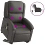 Grauer elektrischer Fußmassagesessel aus echtem Leder von , Sessel - Ref: Foro24-3204277, Preis: 452,82 €, Rabatt: %