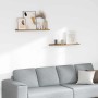Estante de pared con estante 2 pcs Marrón 80 x 9 x 3 cm en Estantes y estanterías | Comprar online en Foro24