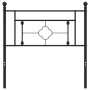 Kopfteil aus schwarzem Metall, 100 cm von , Kopf- und Fußteile - Ref: Foro24-374368, Preis: 28,23 €, Rabatt: %