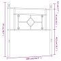 Kopfteil aus schwarzem Metall, 100 cm von , Kopf- und Fußteile - Ref: Foro24-374368, Preis: 28,23 €, Rabatt: %