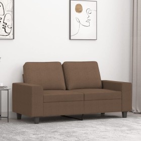 2-Sitzer-Sofa aus braunem Stoff, 120 cm von , Sofas - Ref: Foro24-359386, Preis: 268,44 €, Rabatt: %