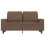 Sofá de 2 plazas de tela marrón 120 cm de , Sofás - Ref: Foro24-359386, Precio: 264,02 €, Descuento: %