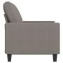 2-seater sofa in taupe gray fabric 120 cm by , Sofas - Ref: Foro24-359390, Price: 277,65 €, Discount: %