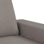 2-seater sofa in taupe gray fabric 120 cm by , Sofas - Ref: Foro24-359390, Price: 277,65 €, Discount: %